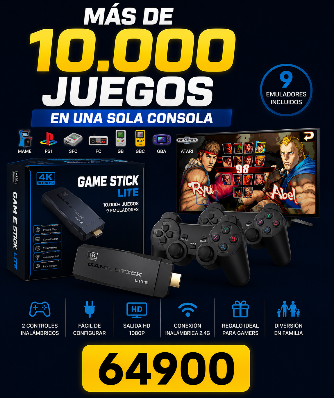 Mas de 10000 juegos