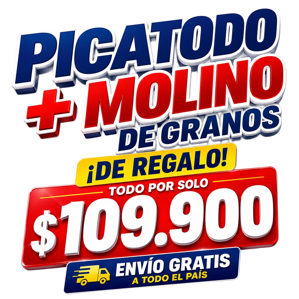 Pica Todo 3L + Molino de Granos